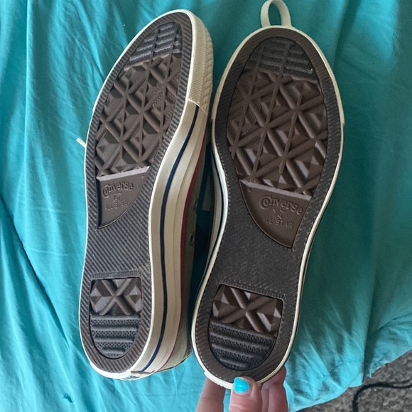 NWT olive sage green converse - Picture 2 of 3